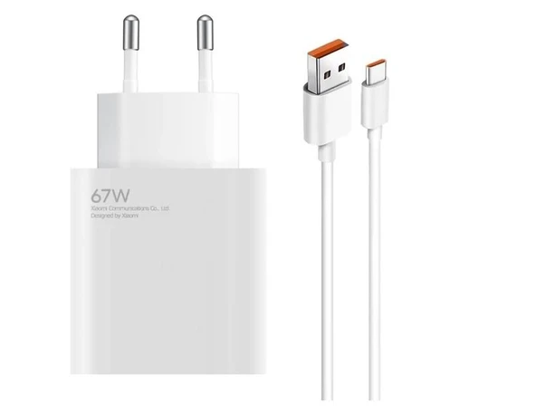 67W Hızlı Şarj  Başlık ve USB Typec 1 M Kablo Şarj Seti - 2