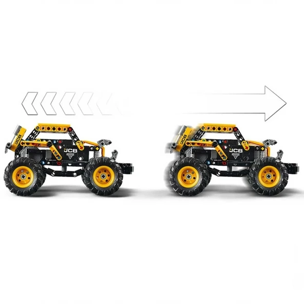 Nessiworld LEGO Technic Monster Jam DIGatron Çek-Bırak 42199 - Resim 4