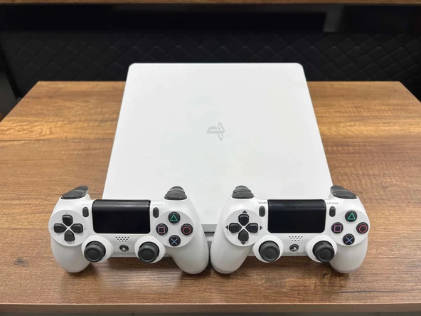 PlayStation 4 Slim Beyaz 500 GB Çift Kol (İKİNCİ EL) - 3