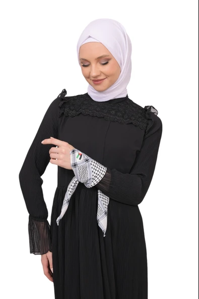 Palestinian Keffiyeh Scarf flag printed - 7