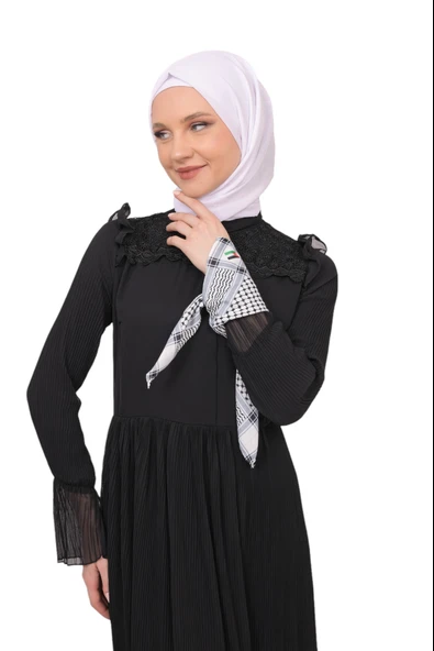 Palestinian Keffiyeh Scarf flag printed - 4