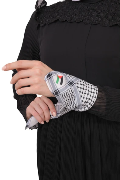 Palestinian Keffiyeh Scarf flag printed - 5