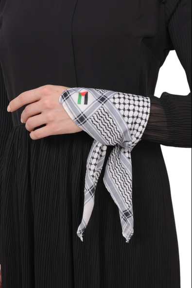 Palestinian Keffiyeh Scarf flag printed - 6