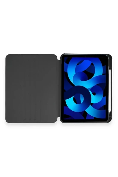 İpad Mini 6 Uyumlu Kılıf Katlanır Kalem Bölmeli Standlı Uyku Modlu Akıllı Kapak - Resim 4