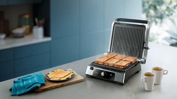 Philips 5000 Serisi Contact Grill HD6301/90 2200 W Tost Makinesi - Resim 5