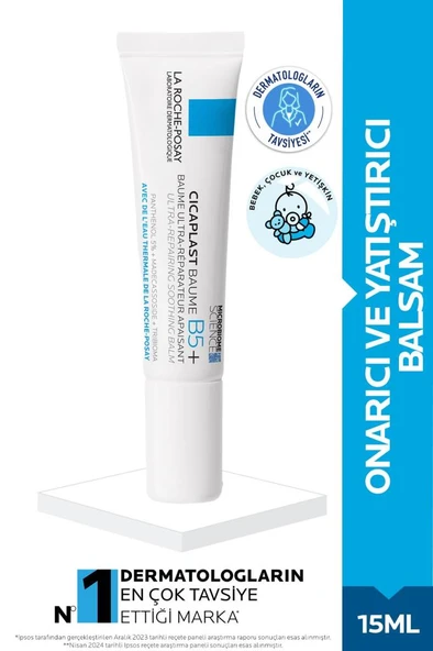 La Roche Posay Cicaplast Baume B5+ 15 Ml- SKT:01/2028