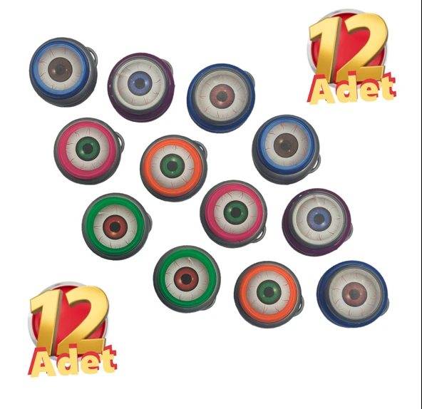 Mager 12'li Plastik Büyük İpli Yoyo - Nostaljik Eğlence ürün görseli