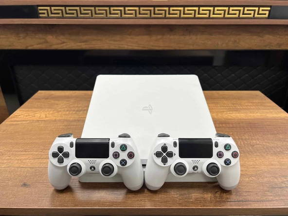 PlayStation 4 Slim Beyaz 1 TB Çift Kol (İKİNCİ EL) - 2