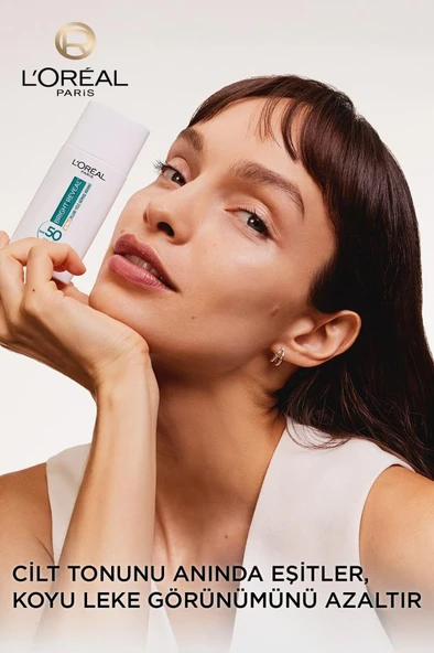 L'Oreal Paris Bright Reveal Spf 50+ Koyu Leke Karşıtı Renkli Fluid Günlük Yüz Güneş Kremi 50ml - Light - 8