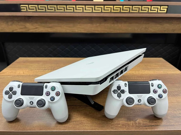 PlayStation 4 Slim Beyaz 1 TB Çift Kol (İKİNCİ EL) - 5