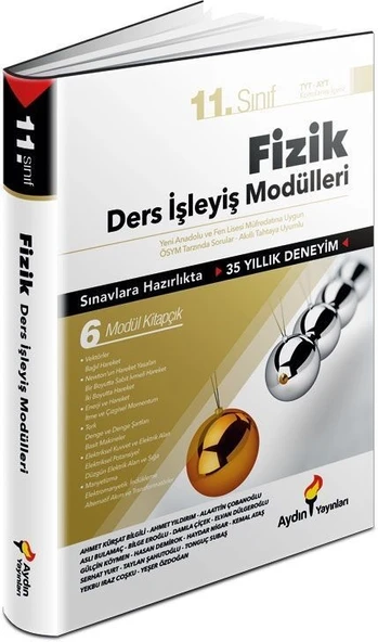 11. Sınıf Fizik Ders İşleyiş Modülleri Aydın Yayınları ürün görseli 1