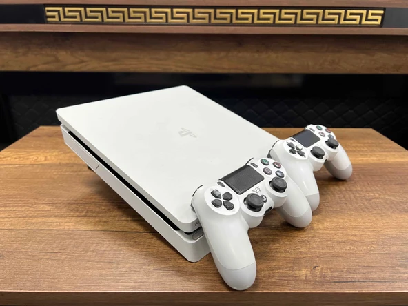 PlayStation 4 Slim Beyaz 1 TB Çift Kol (İKİNCİ EL) - 4