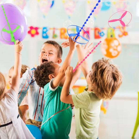 Mager 50'li Paket Ufo Uçan Daire Fırfır Pervane Nostaljik Ürün 12,5 Cm - Resim 3