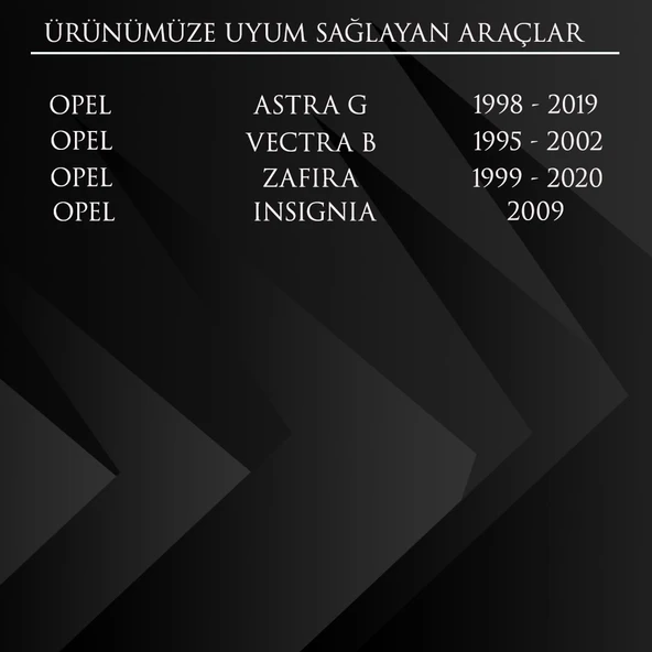 Opel Astra G, Vectra B ,Zafira  2 Butonlu Anahtar Kumanda Kabı - 2