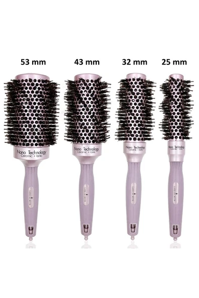 LAND OF MYTH 25 mm Nano Teknoloji Seramik + İyonik Termal Fön Saç Fırçası, Doğal Kıl Diş, Profesyonel Seri - 3
