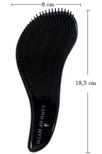 LAND OF MYTH Lom11012 Dolaşık Saç Açma Tarağı, Yetişkin & Çocuklar Için Saç Düğüm Çözücü (PEMBE) - 3