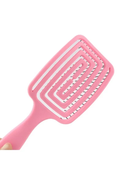 LAND OF MYTH Lom1272 Üç Boyutlu Esnek Saç Açma Ve Tarama Fırçası, Flexible Pro Brush (pembe) - 4