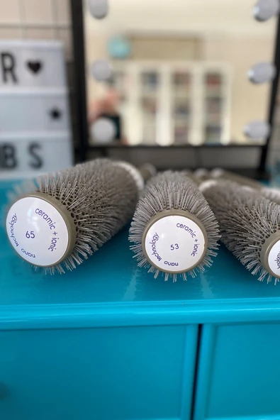 LAND OF MYTH 45 Mm - Lom1313 Extra Uzun Gövde Salon Tipi Nano Teknoloji Seramik + Iyonik Termal Fön Saç Fırçası - 6