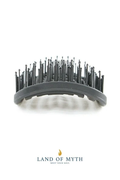 LAND OF MYTH Lom1271 Üç Boyutlu Esnek Saç Açma Ve Tarama Fırçası, Flexible Pro Brush (siyah) - Resim 6