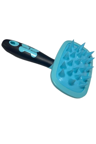 LAND OF MYTH Lom1431 Yumuşak Silikon Dişli Kedi Köpek Evcil Hayvan Şampuan Yıkama Fırçası (mavi) - 3