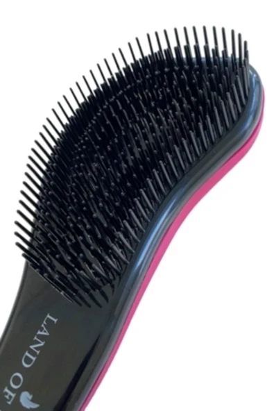 LAND OF MYTH Lom11012 Dolaşık Saç Açma Tarağı, Yetişkin & Çocuklar Için Saç Düğüm Çözücü (PEMBE) - 2