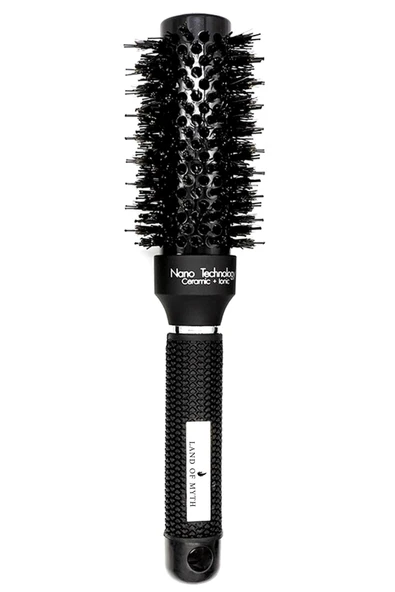 LAND OF MYTH 32 mm-Lom1092 Nano Teknoloji Seramik + İyonik Termal Fön Saç Fırçası, Doğal At Kılı Diş, Profesyonel