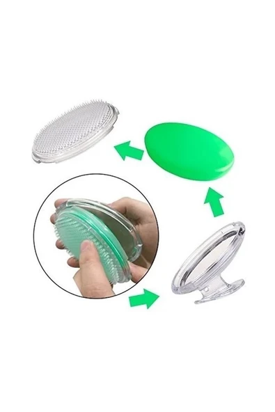 LAND OF MYTH Lom1421 Tıraş Tahriş Önleme Fırçası, Yüz, Koltuk Altı, Bacak, Bikini Bölgesi Için (yeşil) - 5