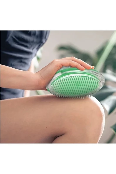 LAND OF MYTH Lom1421 Tıraş Tahriş Önleme Fırçası, Yüz, Koltuk Altı, Bacak, Bikini Bölgesi Için (yeşil) - 4