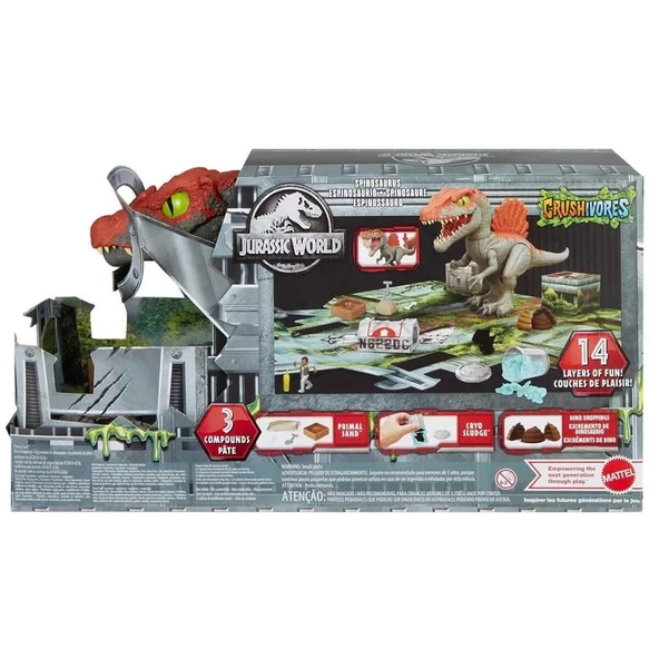 Jurassic World Spinosaurus Kafes Oyun Seti HTP71 - Resim 5