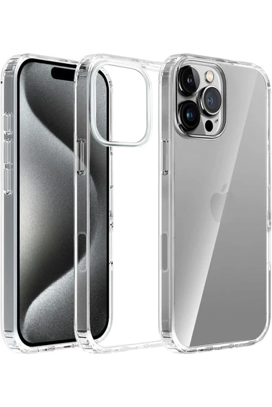İphone 16 Pro Max Kılıf Süper Şeffaf Silikon Kapak ürün görseli
