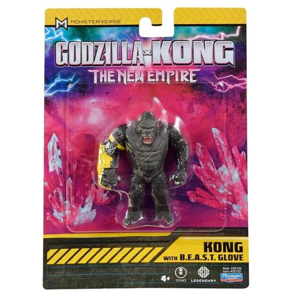 Godzilla ve Kong Mini Figür 8 cm - Kong - Resim 2