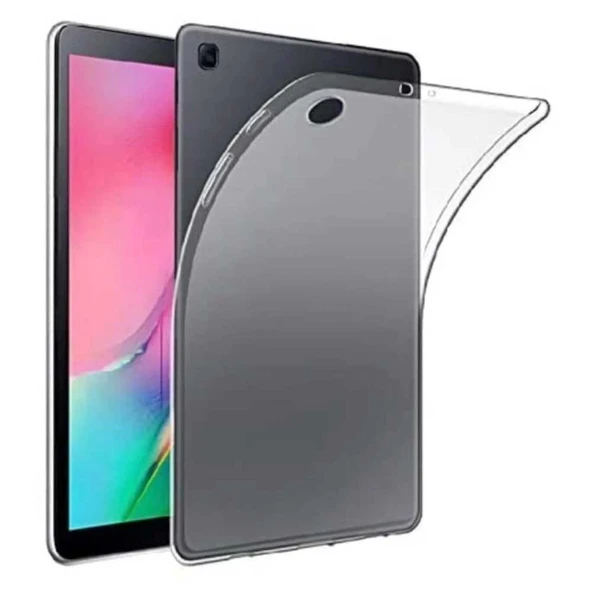 Samsung Galaxy Tab A SM T510 (2019) Uyumlu Şeffaf Silikon Tablet Kılıfı