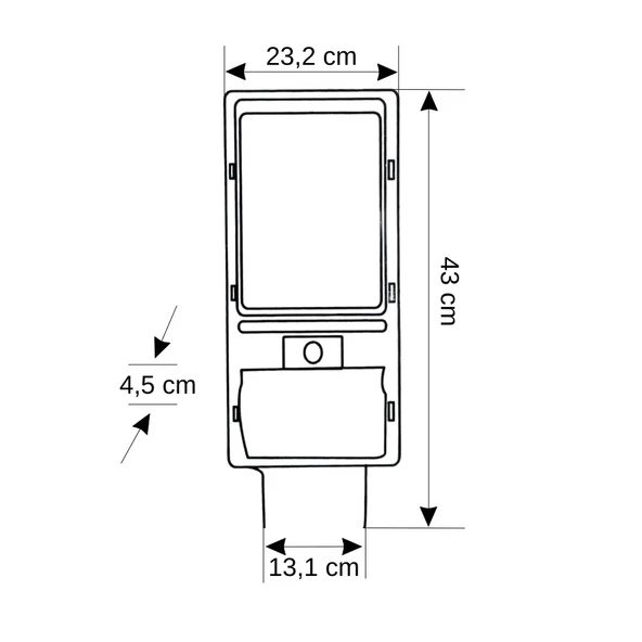 200W GÜNEŞ ENERJİLİ SOKAK AYDINLATMA LAMBASI CT-4640 - 3