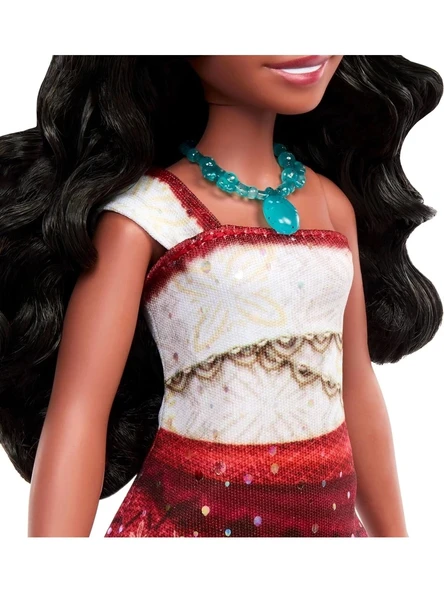Disney Moana 2 Şarkı Söyleyen Moana Aksesuarlı Prenses Moana Bebek JBT37 - 3