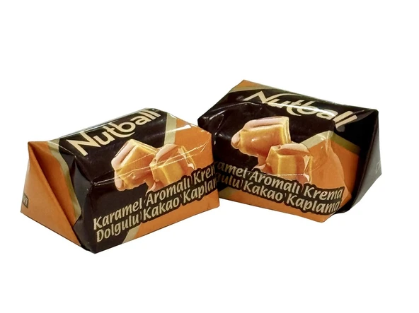 Şölen Nutball Karamel Aromalı Fındık Krema Dolgulu Çikolata 1 KG