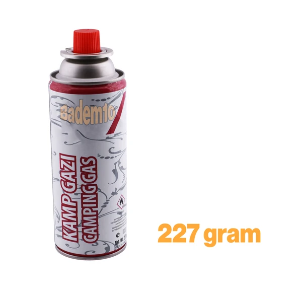 Kamp Gazı (5 Adet) Bütan Propan Tüpü Portatif Ocak Kartuşu Tek kullanımlık Pürmüz Yedeği 227 gr - Resim 5