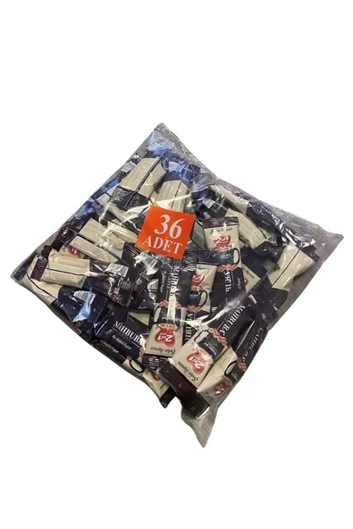 Mahbuba 2si1 Arada Şekersiz 36x4,5gr Mini Küçük Boy Ikramlık Otobüs Hazır Kahve Poşet