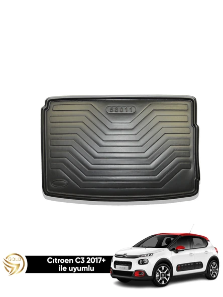 Citroen C3 2017 + 3D Bagaj Havuzu