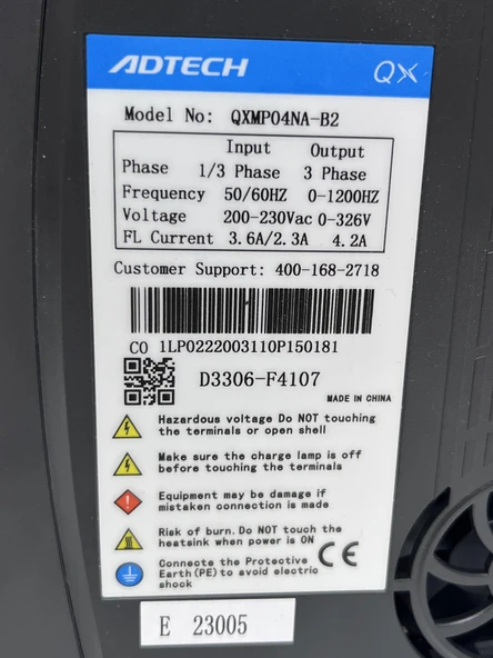 Adtech QXMP04NA-B2 Servo Motor Sürücü - 5