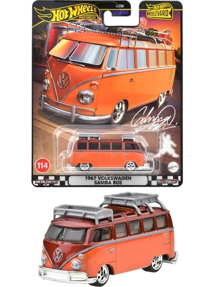 Hot Wheels Boulevard 1967 Volkswagen Samba Bus-HRT62 - 4