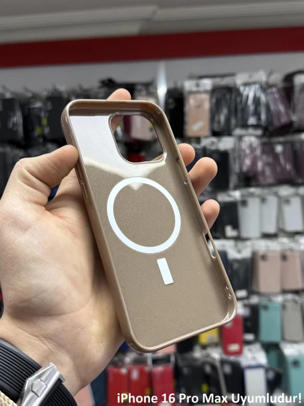 İphone 16 Pro Max Uyumlu Premium Özel Seri Magsafe Think Kılıf - Resim 3