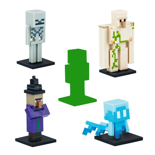 Minecraft 3D Figür Toppeez 5'li Set MC2040 Model 4 - Resim 2