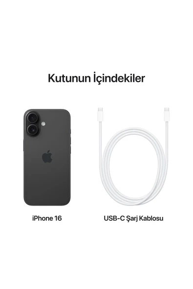 Apple iPhone 16 256GB Siyah - 6