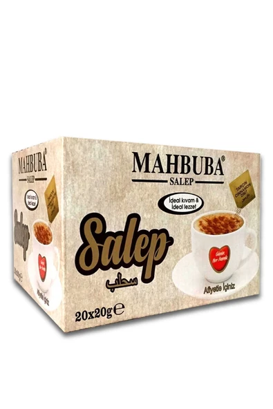 Mahbuba Salep Toz ( Sahlep ) Tarçınlı 20x20gr