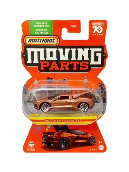 Matchbox Moving Parts 2020 Chevy Corvette- HLG28 ürün görseli