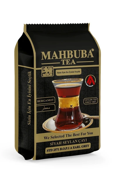 Mahbuba Std 2571 Earl Grey Bergamot Aromalı Ithal Seylan Sri Lanka Ceylon Kaçak Siyah Yaprak Çayı 200gr