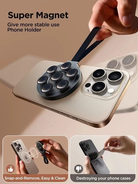 Joyroom Jr-ZS393 Magsafe Uyumlu Vantuzlu Telefon Tutucu - 3