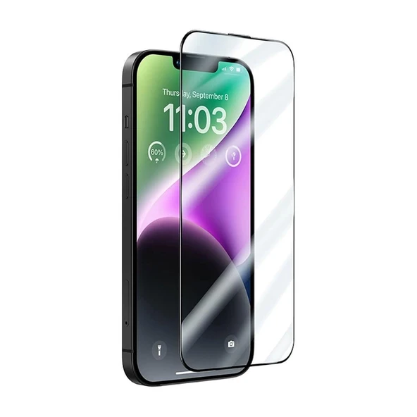 iPhone 16e Uyumlu Anti-Statik Toz Tutmaz Ahize Toz Filtreli Premium Ekran Koruyucu