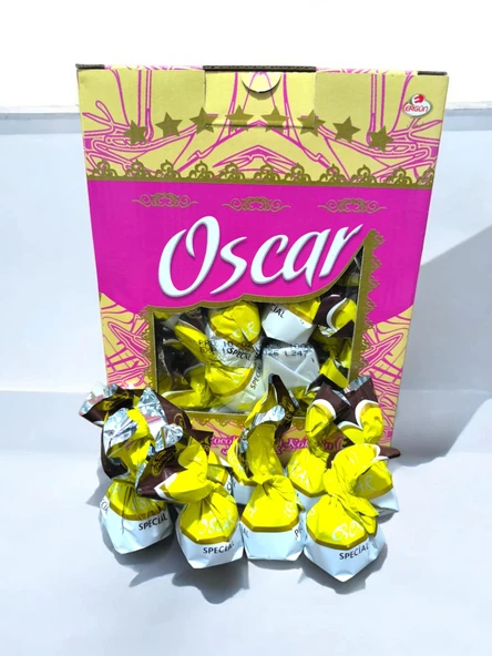 Oscar Fındık Aromalı Sütlü Kokolin Çikolatalı Şeker 1 Kg