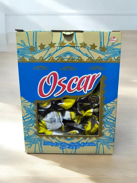 Oscar Fındık Aromalı Sütlü Kokolin Çikolatalı Şeker 1 Kg - 5
